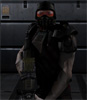 Zombie Machinegun Security Guard